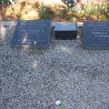 COETZEE Christiaan P. 1914-1982 &amp; Isabella W. 1917-1996 :: VAN SCHALKWYK Anna S. nee COETZEE 1942-2008