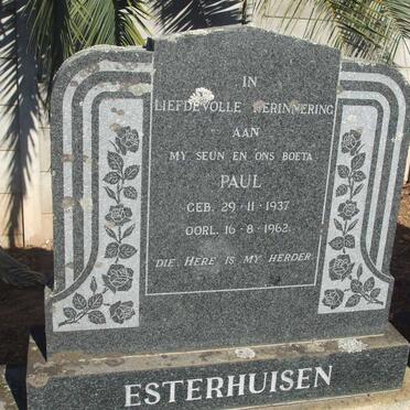ESTERHUISEN Paul 1937-1962