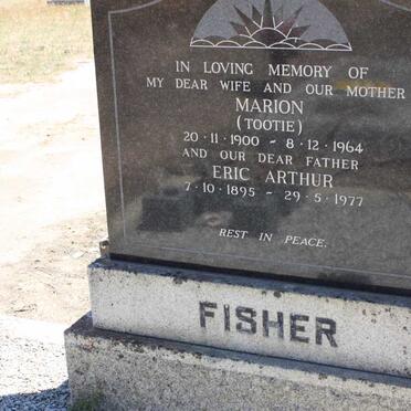 FISHER Eric Arthur 1895-1977 &amp; Marion 1900-1964