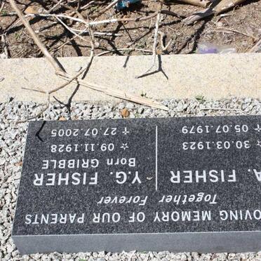 FISHER D.A. 1923-1979 &amp; Y.G. GRIBBLE 1928-2005