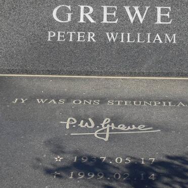 GREWE Peter William 1937-1999