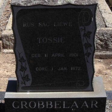 GROBBELAAR Tossie 1901-1972