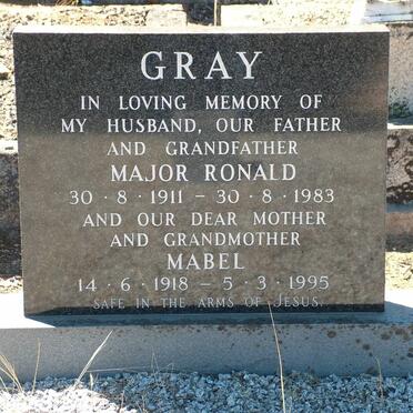 GRAY Major Ronald 1911-1983 &amp; Mabel 1918-1995