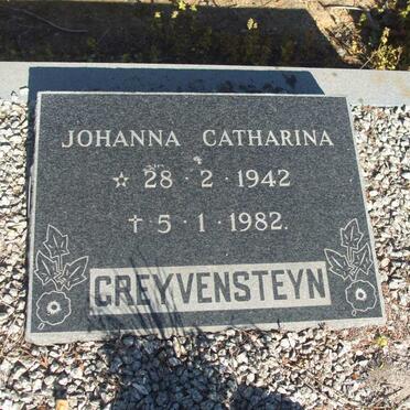 GREYVENSTEYN Johanna Catharina 1942-1982