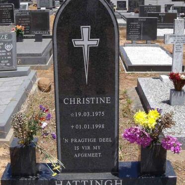 HATTINGH Christine 1975-1998