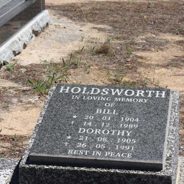 HOLDSWORTH Bill 1904-1989 &amp; Dorothy 1905-1991