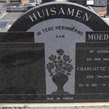HUISAMEN Charlotte Sophia nee TALJAARD 1921-1969