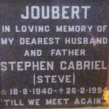 JOUBERT Stephen Gabriel 1940-1994