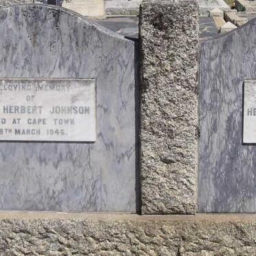 JOHNSON John Herbert -1946 &amp; Henrietta May -1945