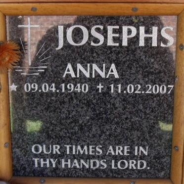 JOSEPHS Anna 1940-2007