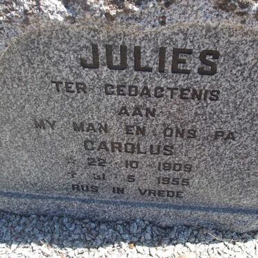 JULIES Carolus 1909-1955