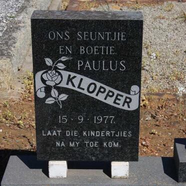 KLOPPER Paulus -1977