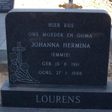 LOURENS Johanna Hermina 1911-1988