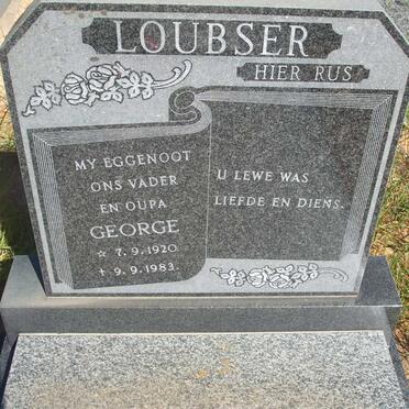 LOUBSER George 1920-1983