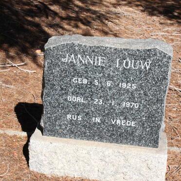 LOUW Jannie 1925-1970