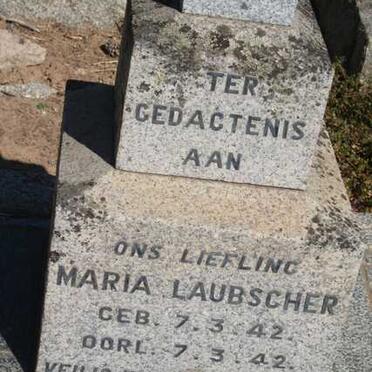 LAUBSCHER Maria 1942-1942