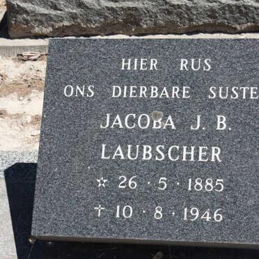 LAUBSCHER Jacoba J.B. 1885-1946