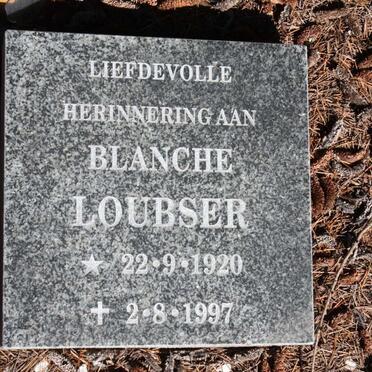 LOUBSER Blanche 1920-1997