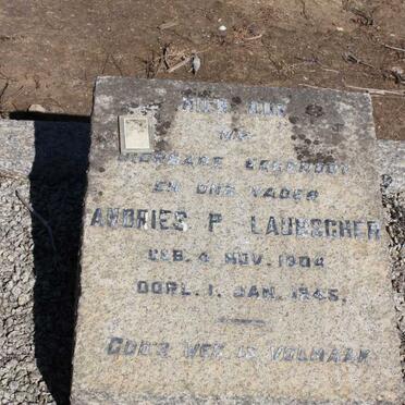 LAUBSCHER Andries P. 1904-1945