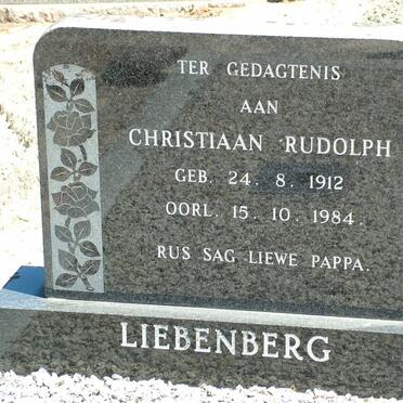 LIEBENBERG Christiaan Rudolph 1912-1984