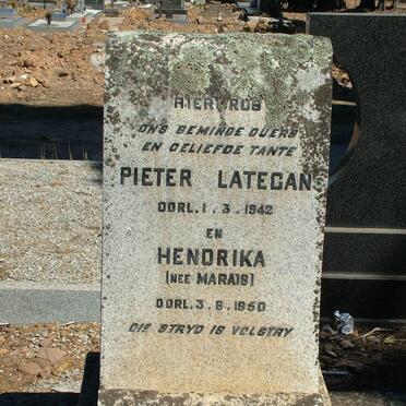 LATEGAN Pieter -1942 & Hendrika MARAIS -1950
