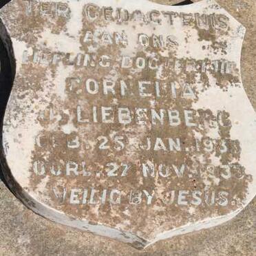 LIEBENBERG Cornelia 1933-1933