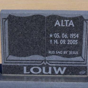 LOUW Alta 1954-2005