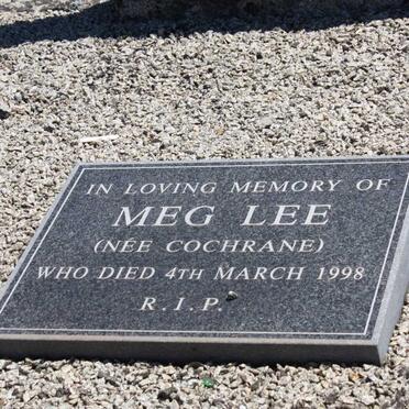 LEE Meg nee COCHRANE -1998