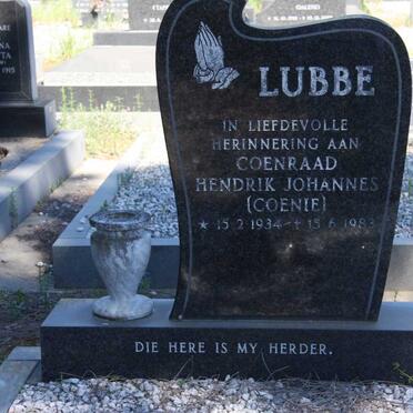LUBBE Coenraad Hendrik Johannes 1934-1983