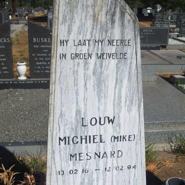 LOUW Michiel Mesnard 1916-1994