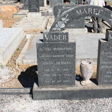 MAREE Johan Herman 1887-1964 & Johanna Margaretha Petronella THIART 1901-1963