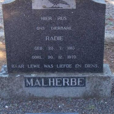 MALHERBE Gert 1916-1980 & Radie 1915-1970