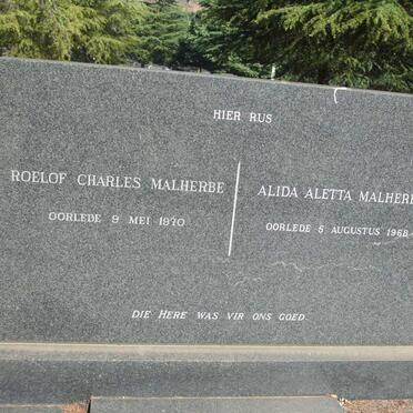 MALHERBE Roelof Charles -1970 & Alida Aletta -1968