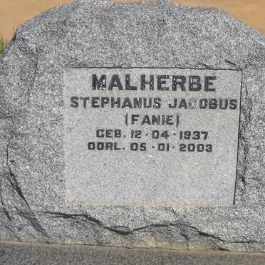 MALHERBE Stephanus Jacobus 1937-2003