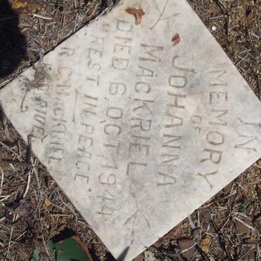 MACKRIEL Johanna -1944