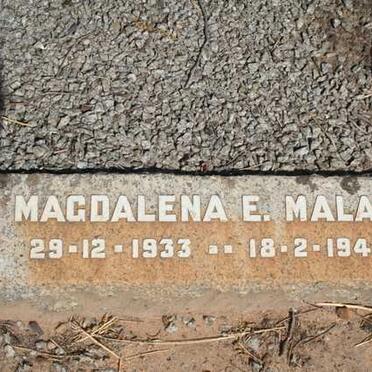 MALAN Magdalena E. 1933-1943