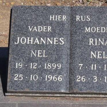 NEL Johannes 1899-1966 &amp; Rina 1901-1970