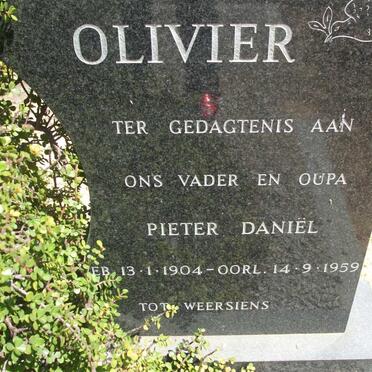 OLIVIER Pieter Daniël 1904-1959