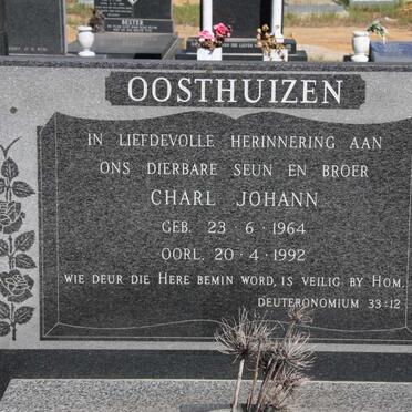 OOSTHUIZEN Charl Johann 1964-1992