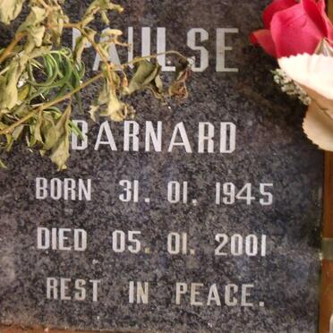 PAULSE Barnard 1945-2001
