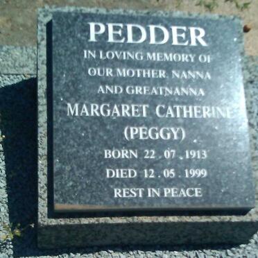 PEDDER Margaret Catherine 1913-1999