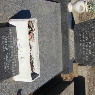 RAUTENBACH Adolf Samuel 1922-2005 &amp; Antoinette Louisa 1914-2003 :: RAUTENBACH Christo Louis 1956-1978 