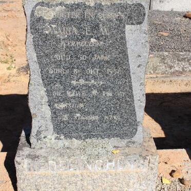 REDELINGHUYS Maria E.M. nee VERMEULEN -1956