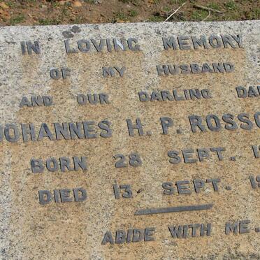 ROSSOUW Johannes H.P. 1912-1956