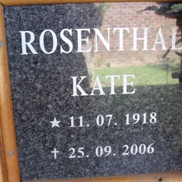 ROSENTHAL Kate 1918-2006