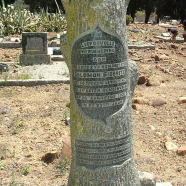 SIEBRITZ Solomon -1935