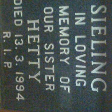 SIELING Hetty -1994