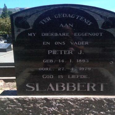 SLABBERT Pieter J. 1893-1979