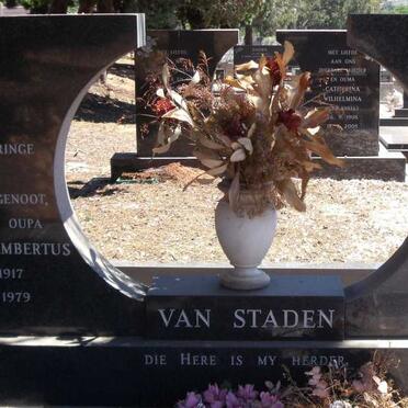 STADEN Bernardus Lambertus, van 1917-1979 & Hester Johanna H. 1924-2008