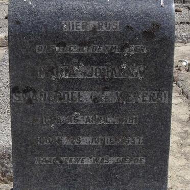 SWANEPOEL Maria Johanna nee WEYERS 1881-1937